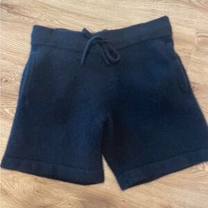 Mr P men’s navy blue cashmere shorts sz S